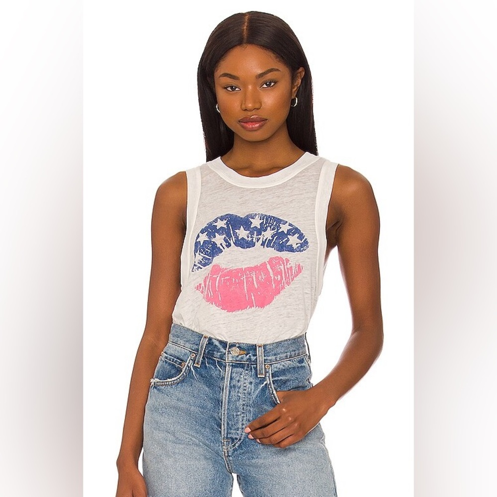 Wildfox Couture Red, White and You Luna Tank